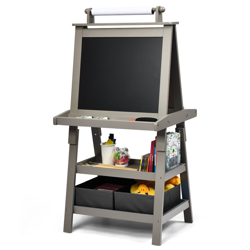 Gymax Double Sided Board Easel & Reviews Wayfair